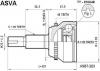 ASVA TY910A48 ШРУС НАРУЖНЫЙ 26x63.3x30