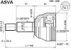 ASVA VW029 ШРУС НАРУЖНЫЙ 30x53x36