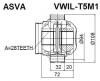 ASVA VWILT5M1 ШРУС ВНУТРЕННИЙ ЛЕВЫЙ 28x111 [12]