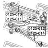 FEBEST 0125012 ТЯГА ЗАДНЯЯ ПОПЕРЕЧНАЯ С ШАРОВОЙ НИЖНЯЯ ПРАВАЯ (TOYOTA RAV4 SXA1# 1993-2000) FEBEST