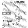 FEBEST 0125080 ТЯГА ЗАДНЯЯ ПРОДОЛЬНАЯ