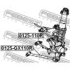 FEBEST 0125-110R тяга задняя поперечная с шаровой