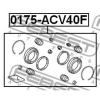 FEBEST 0175-ACV40F Ремкомплект суппорта тормозного переднего