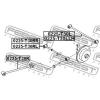 FEBEST 0225-T30R Тяга задняя продольная