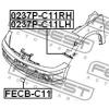 FEBEST 0237P-C11LH Кронштейн крепления бампера переднего левый