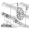 FEBEST 0275-FX35R Ремкомплект суппорта тормозного заднего