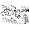 FEBEST 0276-Z50R Поршень суппорта тормозного заднего