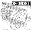 FEBEST 0284001 ШПИЛЬКА КОЛЁСНАЯ (NISSAN 100NX B13 1990-1994 NISSA