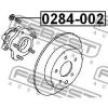 FEBEST 0284002 0284-002_шпилька колесная/ Nissan Primera P11 96-01
