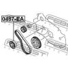 FEBEST 0487-EA Ролик вала балансировочного