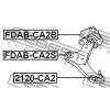 FEBEST 2120-CA2 Опора шаровая переднего нижнего рычага