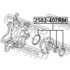 FEBEST 2582-407RM Ступица задняя