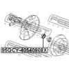 FEBEST 95GCY-40540808X Сальник ступичный задний