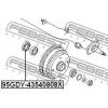 FEBEST 95GDY-43540808X Сальник ступичный задний