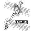 FEBEST ASNN16 ВАЛ КАРДАНЫЙ РУЛЕВОЙ НИЖНИЙ