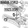 FEBEST BMSB-X5R2 Втулка заднего стабилизатора