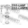 FEBEST DSS-LANFR Опора передней стойки
