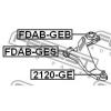 FEBEST FDAB-GES Сайлентблок передний переднего рычага