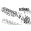 FEBEST HDSK20A ШКИВ КОЛЕНВАЛА K20A/K24A/K20B (HONDA ACCORD CL/CN/CM 2002- HONDA CR-V RD4/RD5/RD6/RD7/RD9 2001-2006