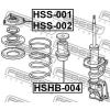 FEBEST HSS001 HSS-001_опора передн.аморт.прав./ Honda Civic EU/EP/ES 01-06