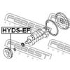 FEBEST HYDSEF ШКИВ КОЛЕНВАЛА 2000 CC (HYUNDAI SANTA FE 2000- HYUNDAI SONATA EF 2002- HYUNDAI TRAJET 2000- HYUNDAI