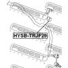 FEBEST HYSB-TRJF29 Втулка переднего стабилизатора