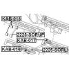 FEBEST KAB-017 Сайлентблок заднего продольного рычага