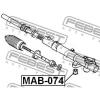 FEBEST MAB074 САЙЛЕНБЛОК РУЛЕВОЙ РЕЙКИ