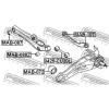 FEBEST MAB-088Z Сайлентблок задней поперечной тяги