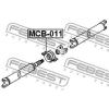 FEBEST MCB-011 Подшипник подвесной карданного вала