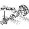 FEBEST MDS4M40 ШКИВ КОЛЕНВАЛА 4M40