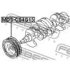FEBEST MDSCS4G15 ШКИВ КОЛЕНВАЛА 4G13/4G15