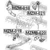 FEBEST MZM-021 Подушка двигателя задняя