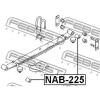 FEBEST NAB-225 Сайленблок задней рессоры