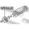 FEBEST NDSKA24E ШКИВ КОЛЕНВАЛА KA24E (NISSAN DATSUN D22 1997-2002 NISSAN FRONTIER D22B 2002- NISSAN KING CAB D21 198