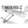 FEBEST NEXB-002 Кронштейн крепления глушителя