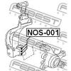 FEBEST NOS-001 Подшипник рычага растяжки/к-т