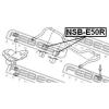 FEBEST NSB-E50R Втулка заднего стабилизатора