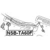 FEBEST NSB-TA60F Втулка переднего стабилизатора