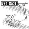 FEBEST NSB-Y61 Втулка заднего стабилизатора