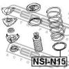 FEBEST NSI-N15 Проставка пружины нижняя