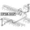 FEBEST OPSB-SIGF Втулка переднего стабилизатора