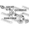 FEBEST SGAB-010RUB Сайлентблок задней цапфы
