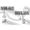 FEBEST SSB-002 Втулка переднего стабилизатора