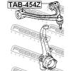 FEBEST TAB-454Z Сайлентблок переднего верхнего рычага