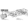 FEBEST TDS3CE ШКИВ КОЛЕНВАЛА 2C/3CE [13]