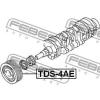 FEBEST TDS4AE ШКИВ КОЛЕНВАЛА 4AFE/5AFE/7AFE/8AFE