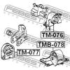 FEBEST TMB-078 Сайлентблок левой подушки двигателя