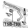FEBEST TSB-799 Втулка заднего стабилизатора