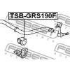 FEBEST TSB-GRS190F Втулка переднего стабилизатора